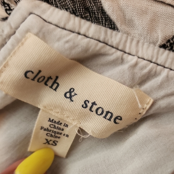 Cloth & Stone Gingham Romper | Anthropologie - Picture 3 of 4